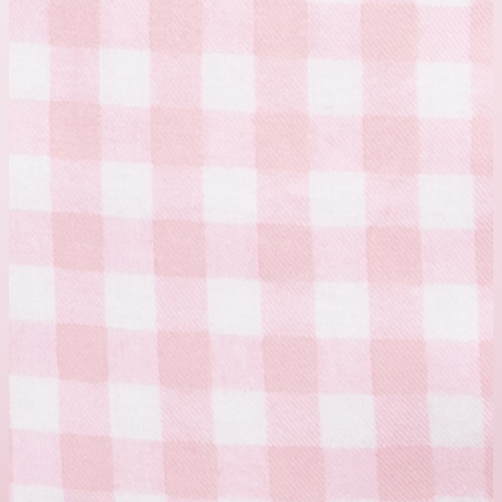 PETITE PLUME Pink Gingham Pajama Set Chemical Free Flame Resistant 12/18 Months - Picture 3 of 8